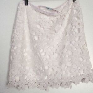 White lace skirt size 6
